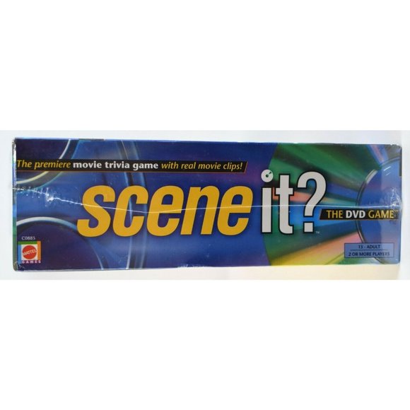 Vintage Scene It? The DVD Game Family Friends Board Game Movie Trivia New Mattel - Picture 3 of 9